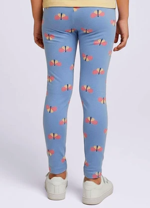 Torra - Calça Legging Juvenil Estampada Azul - TORRA