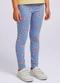 Torra - Calça Legging Juvenil Estampa Sortida Rosa - variação: Azul