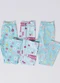 Torra - Calça Legging Juvenil Estampa Sortida Rosa - variação: Azul