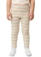 Malwee Kids - Calça Legging Listrada em Ribana Rosa - variação: Off White