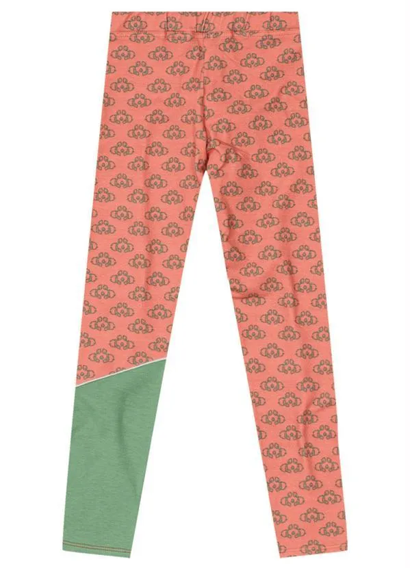 Lilica Ripilica - Calça Legging Malha Infantil Laranja 2