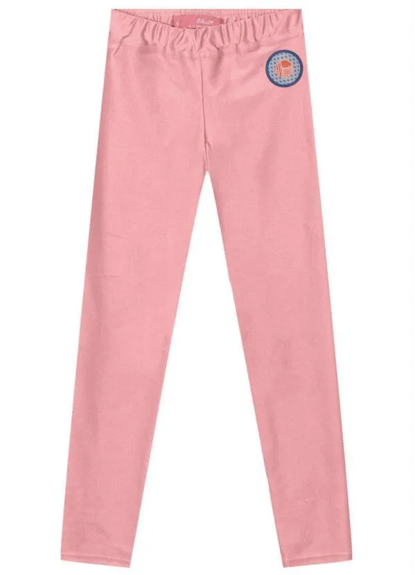 Lilica Ripilica - Calça Legging Malha Infantil Rosa