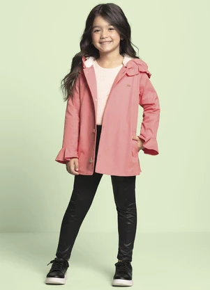 Milli e Nina - Calça Legging Menina Cirrê Preto - MILLI E NINA