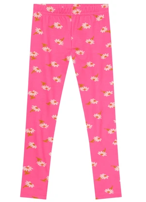 Brandili - Calça Legging Menina de Corações Rosa - BRANDILI