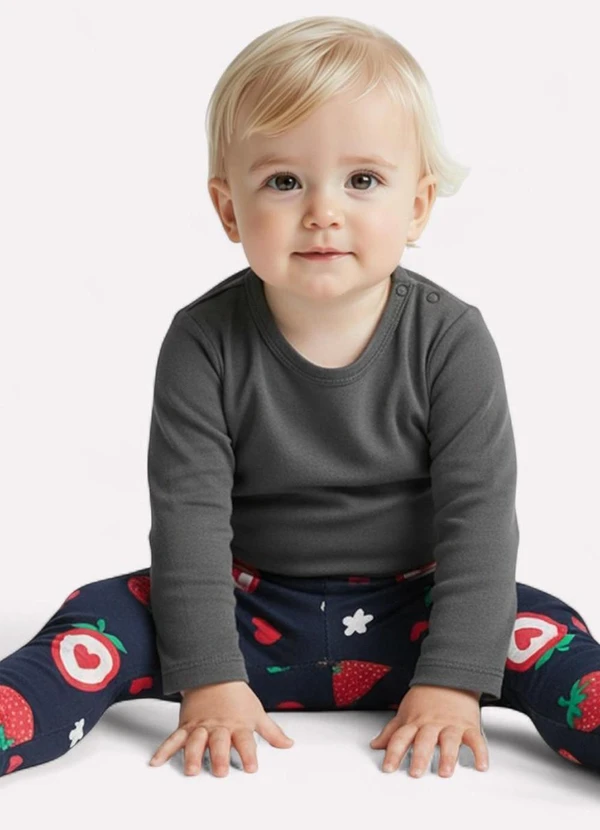 Kyly - Calça Legging Menina Estampado Azul Marinho