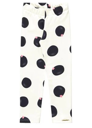 Marlan - Calça Legging Menina Molecotton Estampada Bege - MARLAN