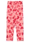 Marlan - Calça Legging Menina Molecotton Estampada Bege - variação: Rosa