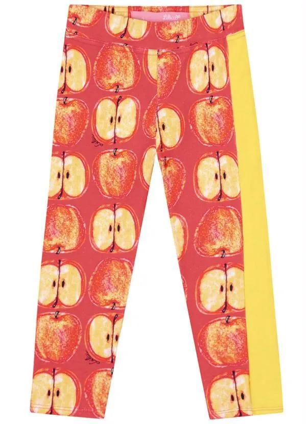 Lilica Ripilica - Calça Legging Menina Vermelha