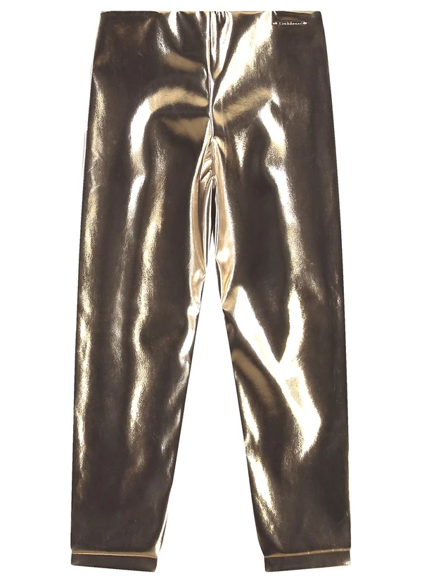 Carinhoso - Calça Legging Metalizada Dourado 2