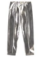 Carinhoso - Calça Legging Metalizada Dourado - variação: Prata
