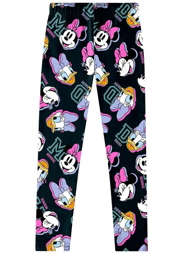 Malwee Kids - Calça Legging Minnie & Margarida® Preto