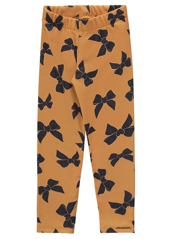 Marlan - Calça Legging Molecotton Estampada Amarelo 3