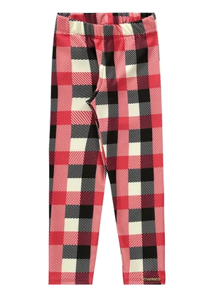 Marlan - Calça Legging Molecotton Estampada Vermelho - MARLAN