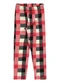 Marlan - Calça Legging Menina Molecotton Estampada Bege - variação: Vermelho