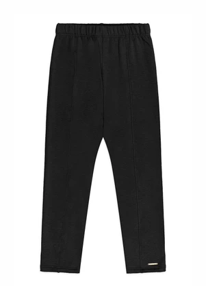 Quimby - Calça Legging Molecotton Felpado Preto - QUIMBY