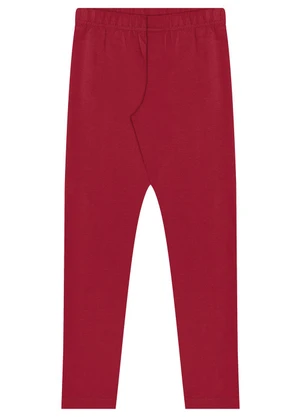 Alakazoo - Calça Legging Molecotton Felpado Vermelho - ALAKAZOO