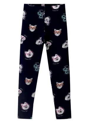 Malwee Kids - Calça Legging Spitz Alemão Preto - MALWEE KIDS