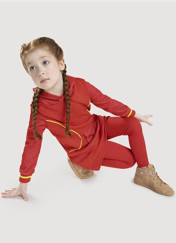 Lilica Ripilica - Calça Legging Thermo Dry Infantil Vermelho