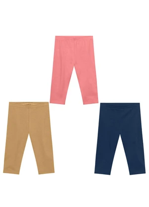 Brandili - Kit Infantil Menina com 3 Legging Sortidas - BRANDILI