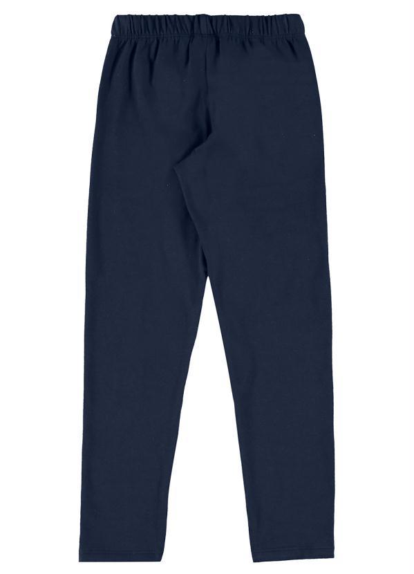 Quimby - Legging Básica Infantil em Cotton Azul 2
