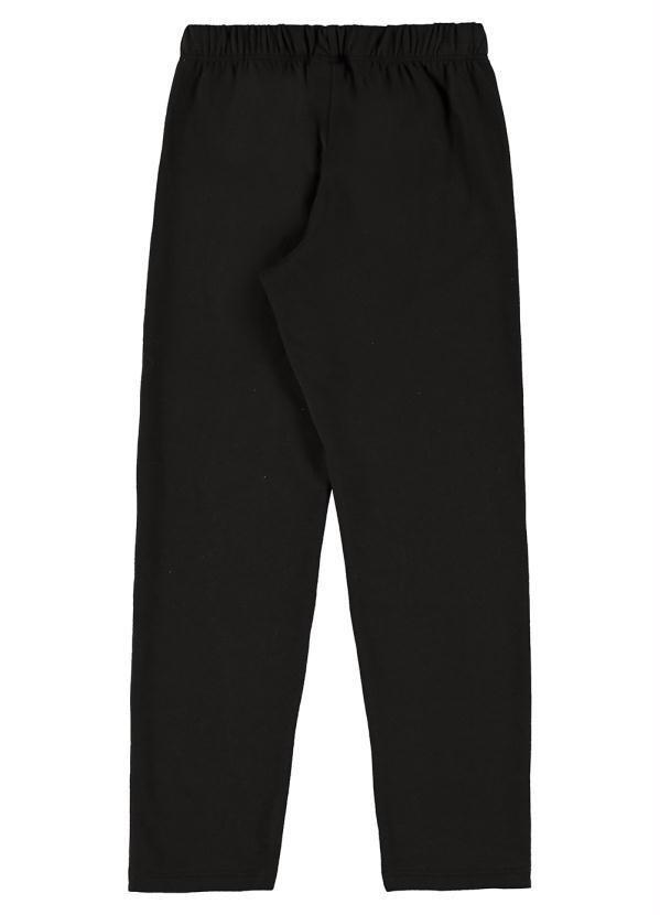 Quimby - Legging Básica Infantil em Cotton Preto 2