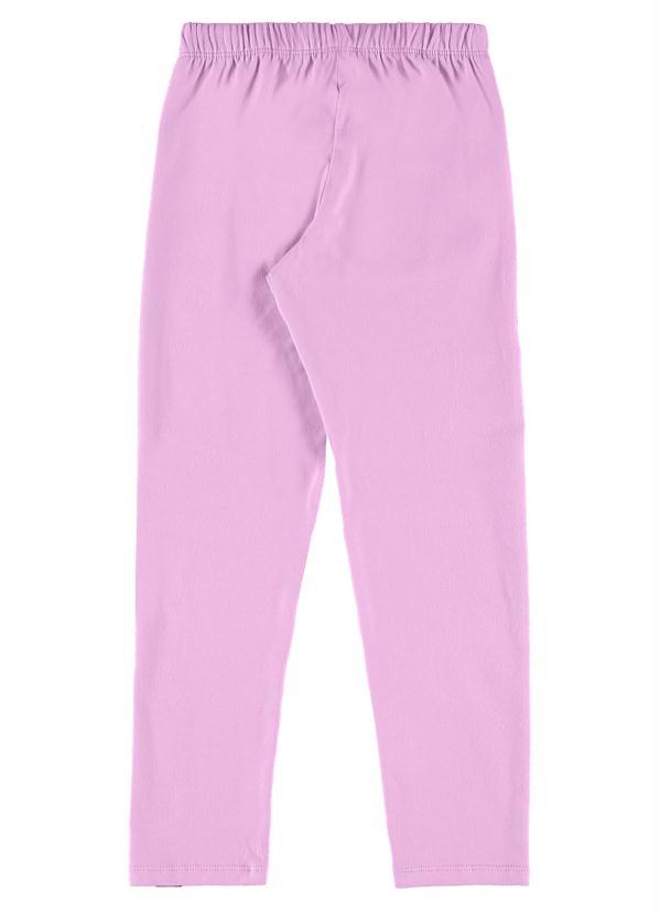 Quimby - Legging Básica Infantil em Cotton Roxo 2