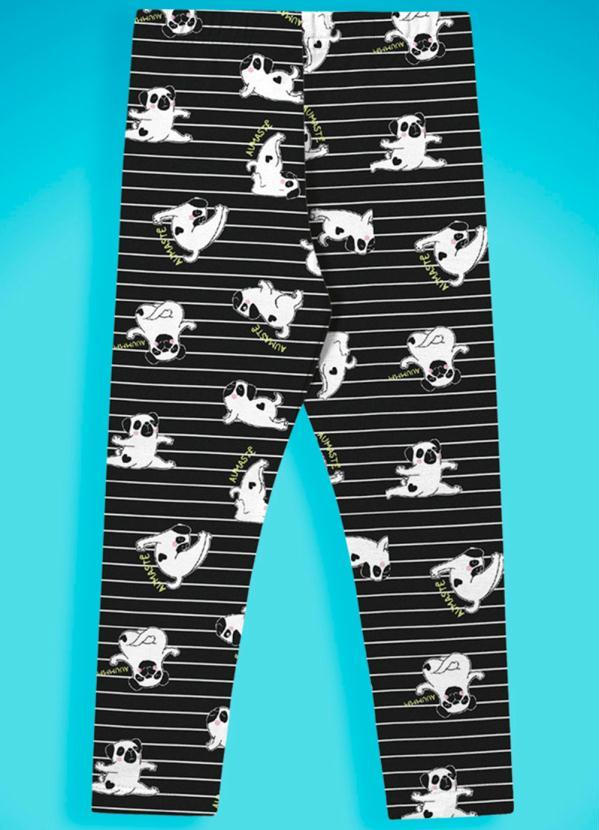 Fakini Kids - Legging Básica Menina Every Day Preto