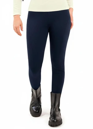Duduka - Legging com Recorte Frontal Azul - DUDUKA