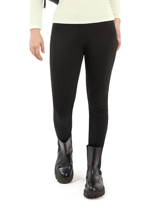 Duduka - Legging com Recorte Frontal Preto - DUDUKA