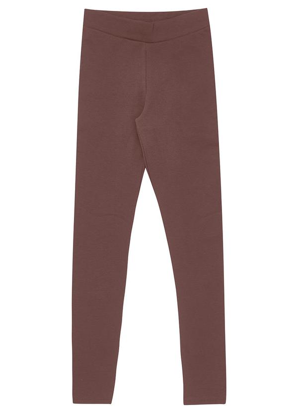 Pulla Bulla - Legging Cotton 8%  Basica Marrom