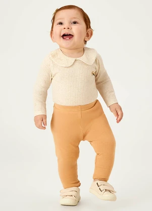 Pulla Bulla - Legging Cotton Leve Bege - PULLA BULLA