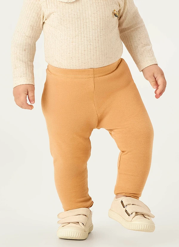 Pulla Bulla - Legging Cotton Leve Bege