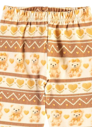 Pulla Bulla - Legging Cotton Leve Marrom - PULLA BULLA