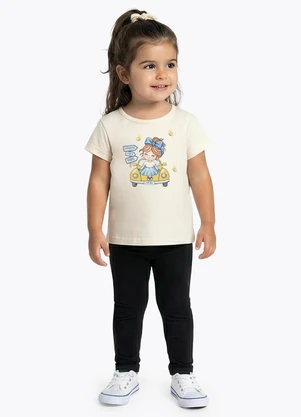 Pulla Bulla - Legging Cotton Leve Preto - PULLA BULLA