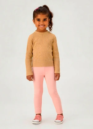 Pulla Bulla - Legging Cotton Leve Rosa - PULLA BULLA
