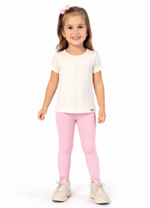 Pulla Bulla - Legging Cotton Leve Rosa - PULLA BULLA