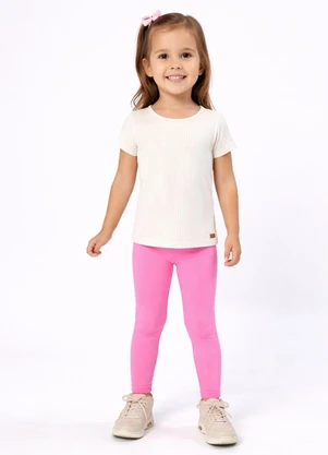 Pulla Bulla - Legging Cotton Leve Rosa - PULLA BULLA