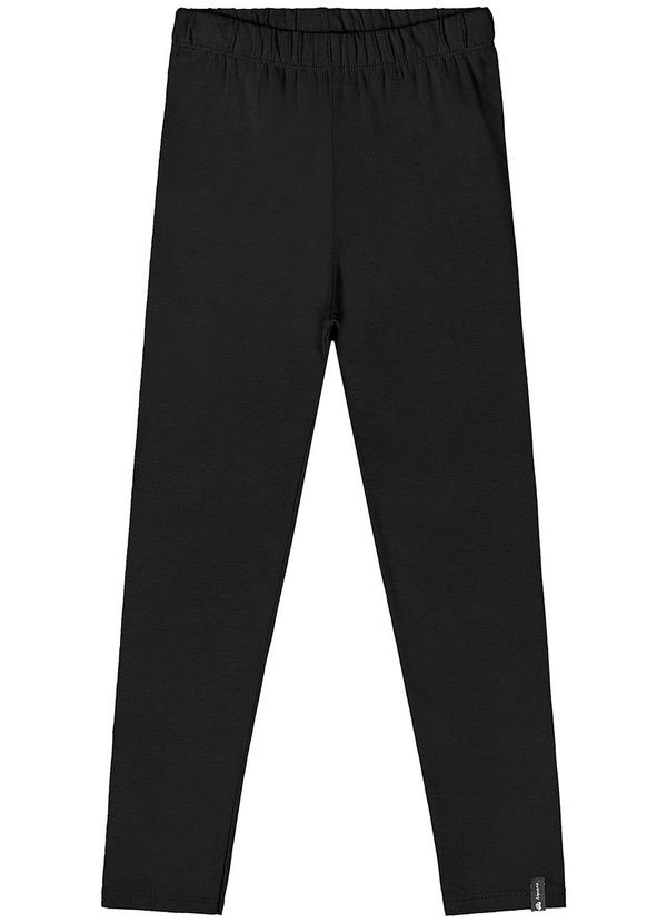 Quimby - Legging Cotton Menina Preto