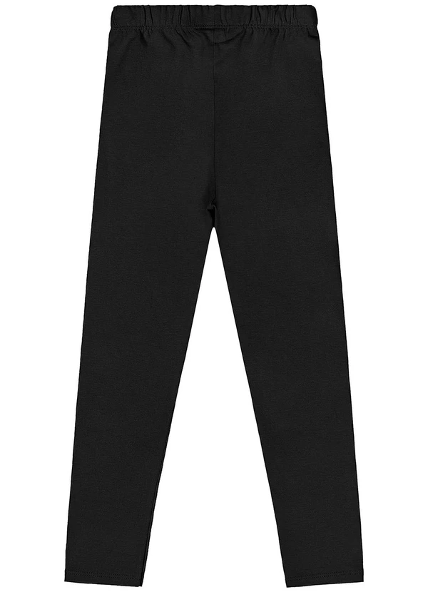 Quimby - Legging Cotton Menina Preto 2