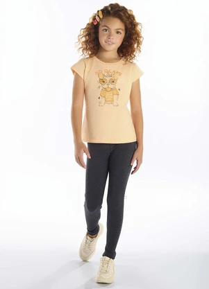 Pulla Bulla - Legging Cotton Preto - PULLA BULLA