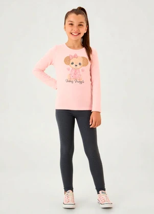 Pulla Bulla - Legging Cotton Preto - PULLA BULLA