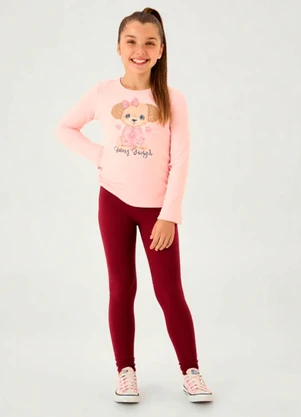 Pulla Bulla - Legging Cotton Vermelho - PULLA BULLA