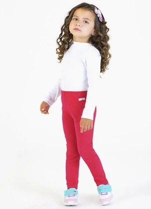 Soft Bonni - Legging em Cotton Rosa - SOFT BONNI