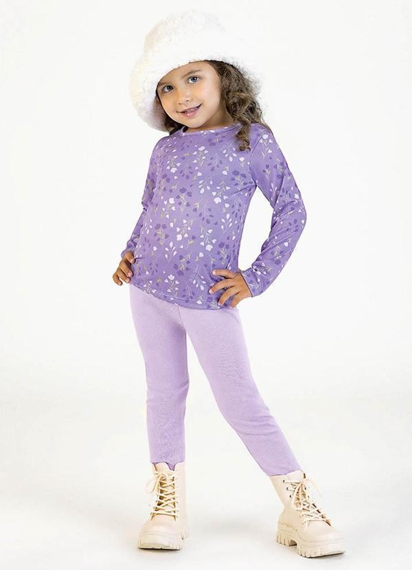 Soft Bonni - Legging em Cotton Roxo 2
