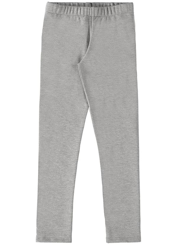 Marlan - Legging em Molecotton Felpado Cinza