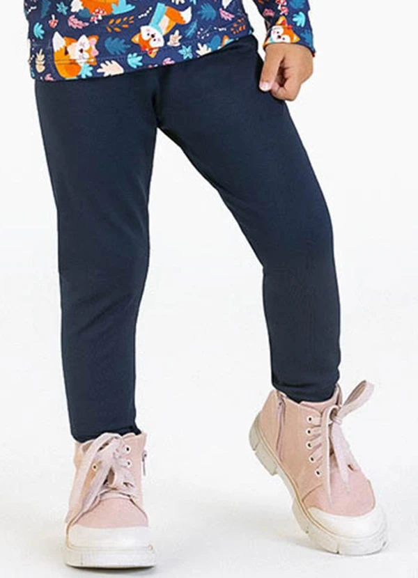 Soft Bonni - Legging em Thermo Azul