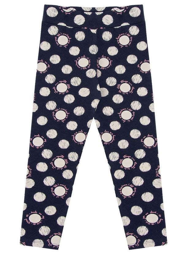 Select - Legging Estampada Menina Azul