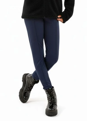 Duduka - Legging Felpada com Nervura Azul - DUDUKA