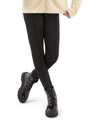 Duduka - Legging Felpada com Nervura Preto - DUDUKA