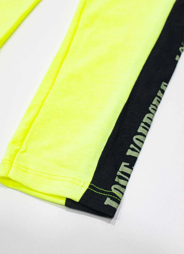 Turminha - Legging Infantil Cotton Amarelo 3